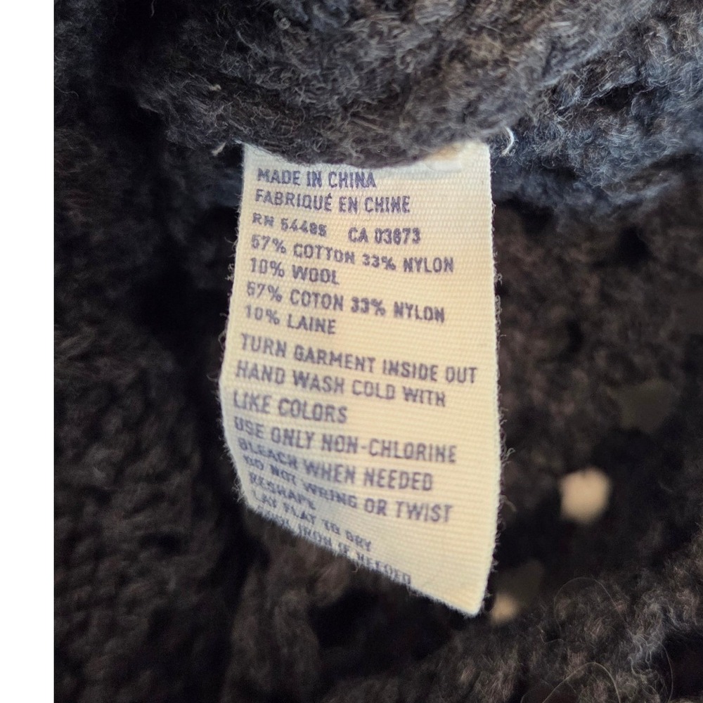 American Eagle Outfitters Womens Wool Blend Sweater Goth, Minimalist, Earthy XS - Picture 3 of 10
